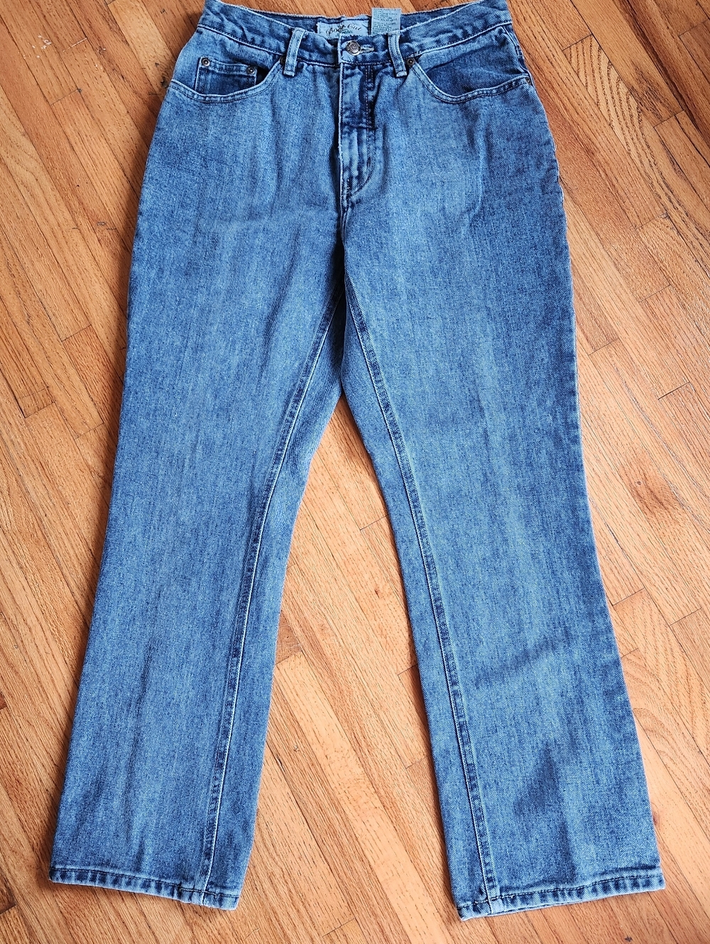 Vintage St. John's Bay High Waisted Mom Jeans 100% Cotton Rigid Denim 8P